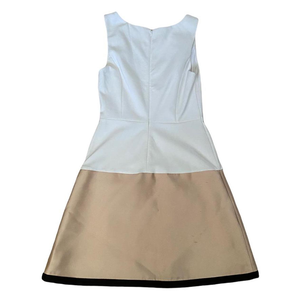 Women's White and Gold Dress (2)