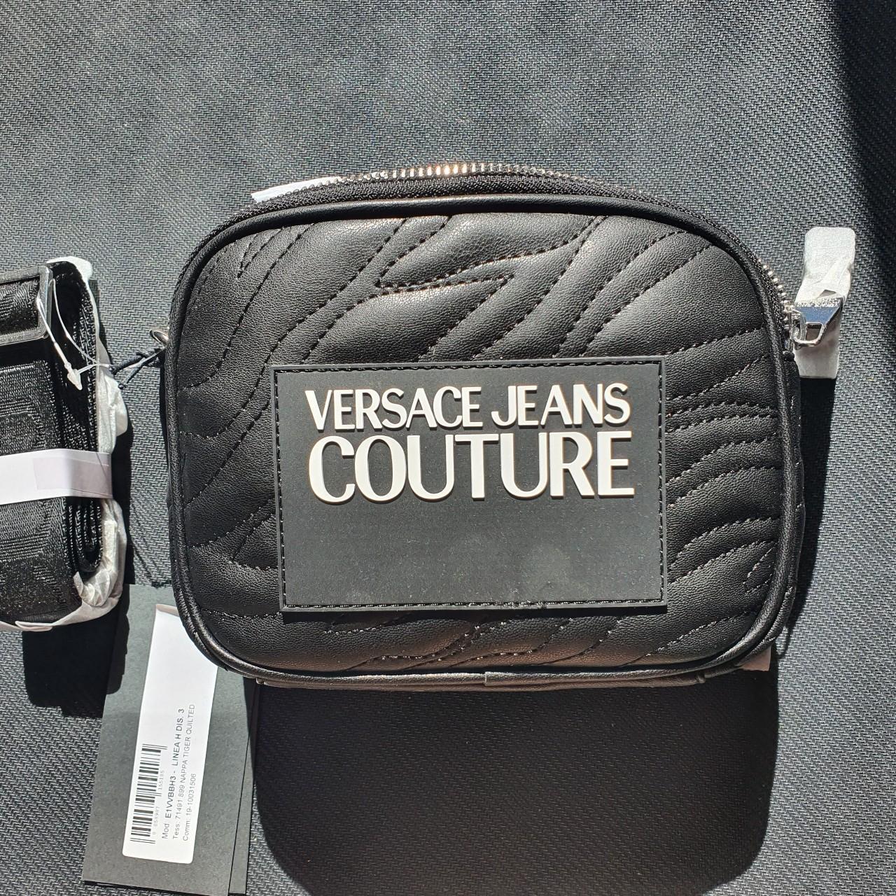 Versace Jean's coture Black Cross body bag Brand... - Depop