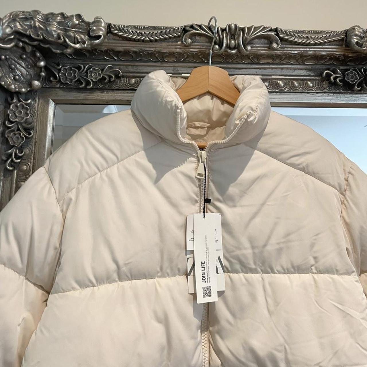 HOT Cord Puffer Zara Corduroy Puffer Jacket Zara White Puffer