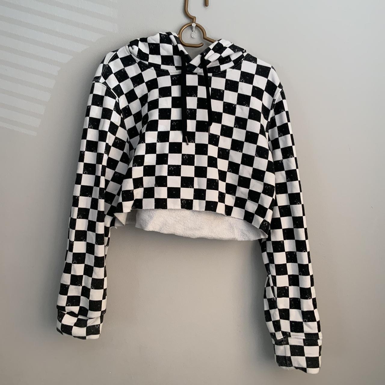 Hollister 2025 checkerboard hoodie