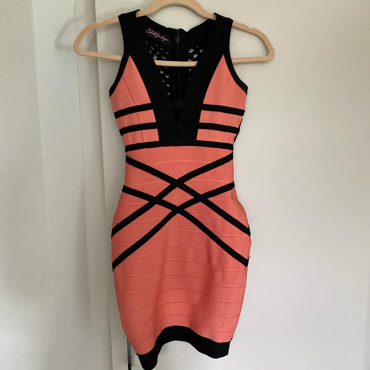 House of CB (previously celeb boutique) bandage pink... - Depop