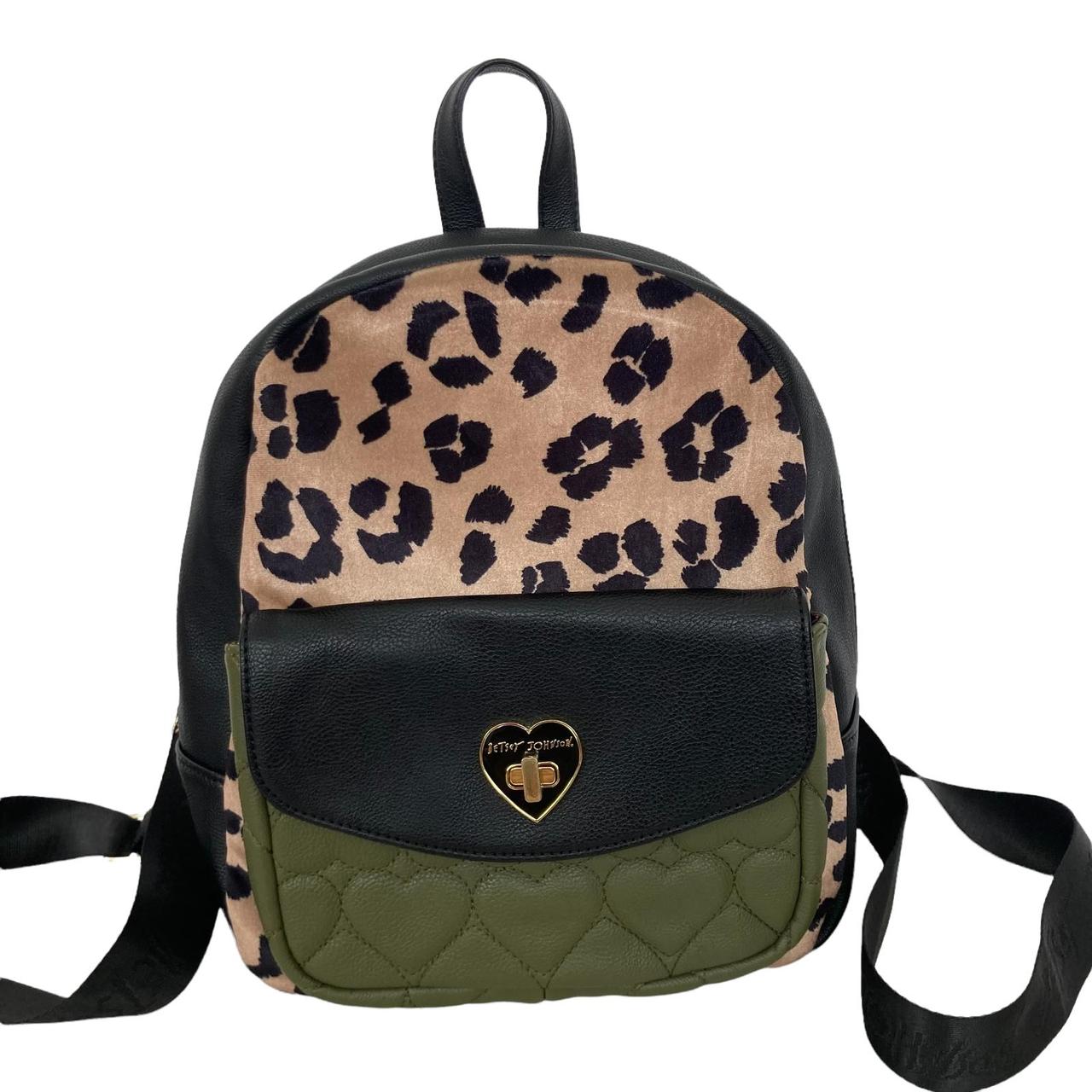 Betsey johnson shop cheetah backpack