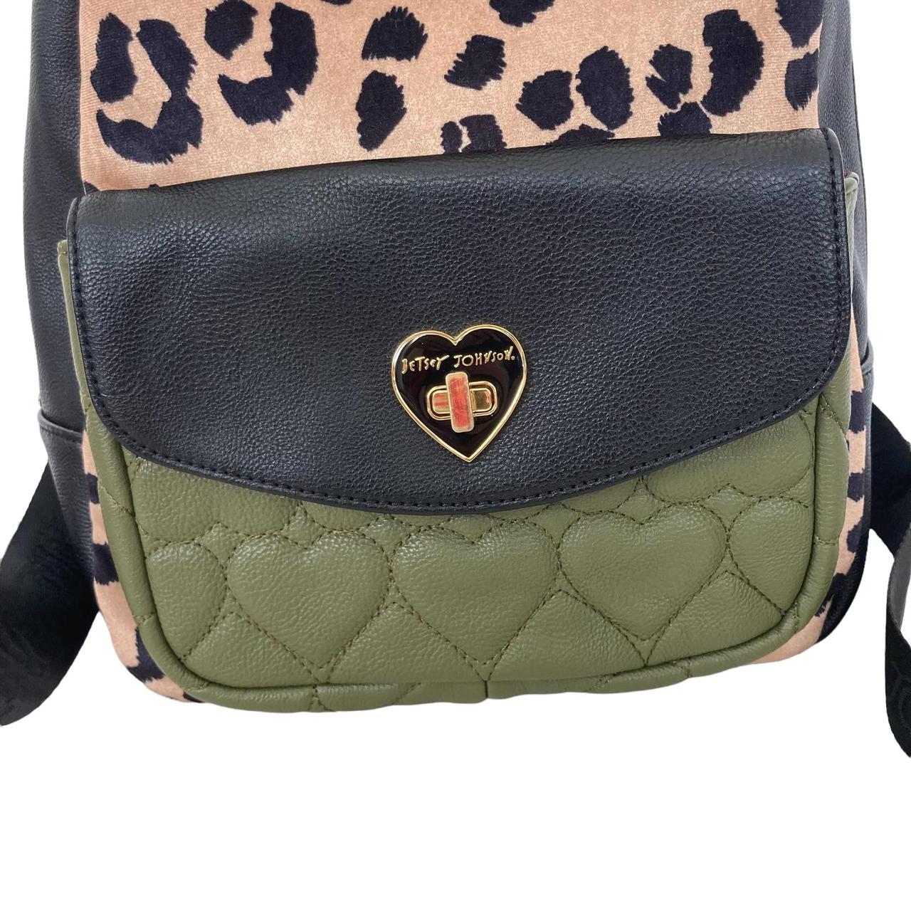 Betsey johnson cheetah outlet backpack