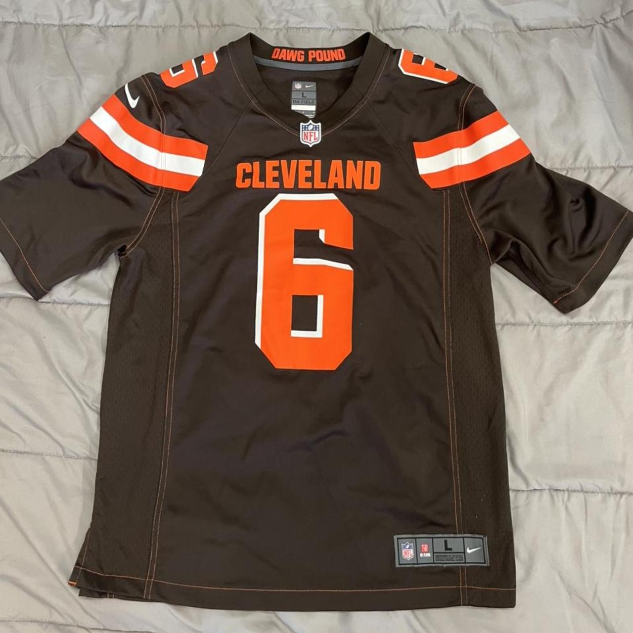 Cleveland Browns Baker Mayfield Jersey T-Shirt. Fits - Depop