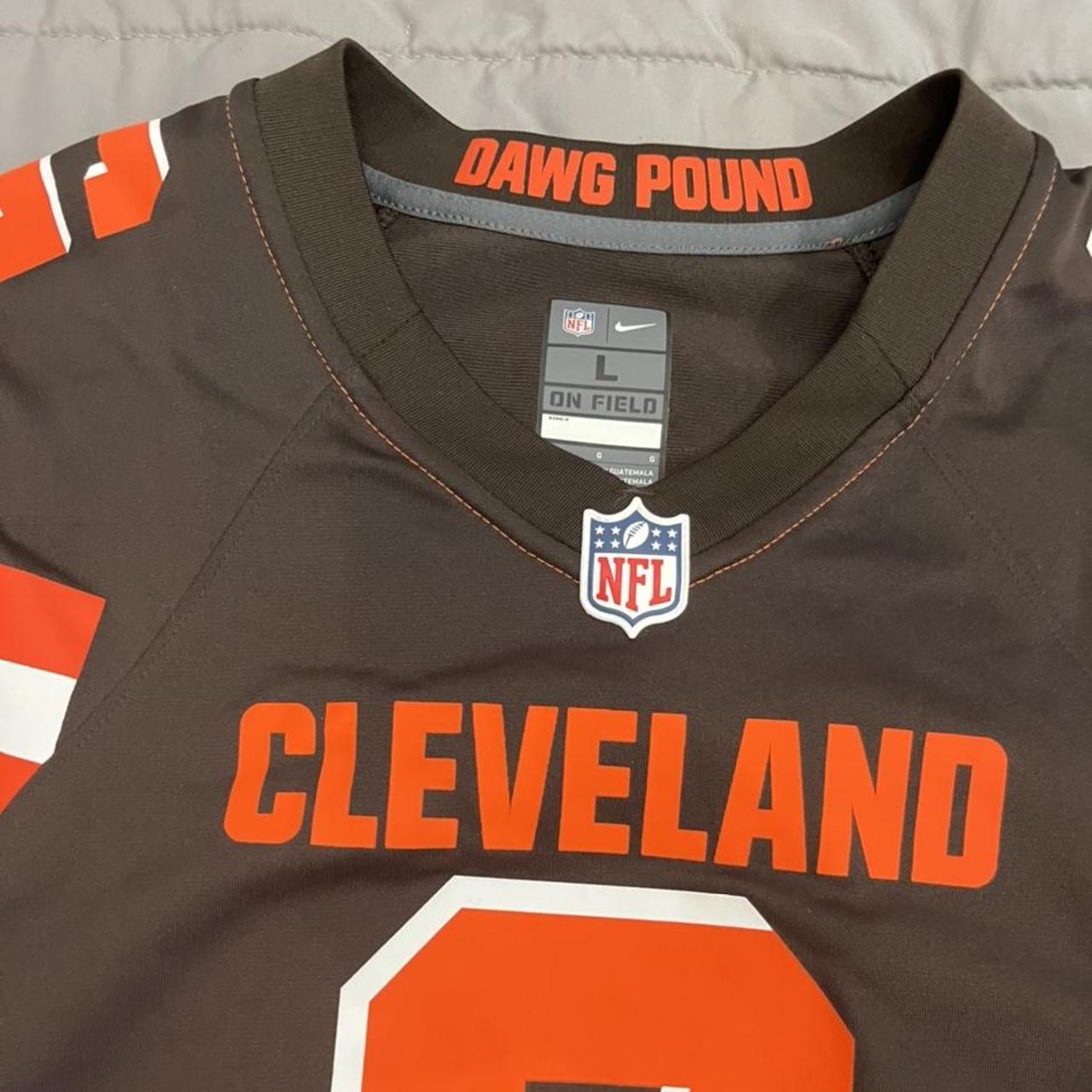 Cleveland Browns Baker Mayfield Jersey T-Shirt. Fits - Depop