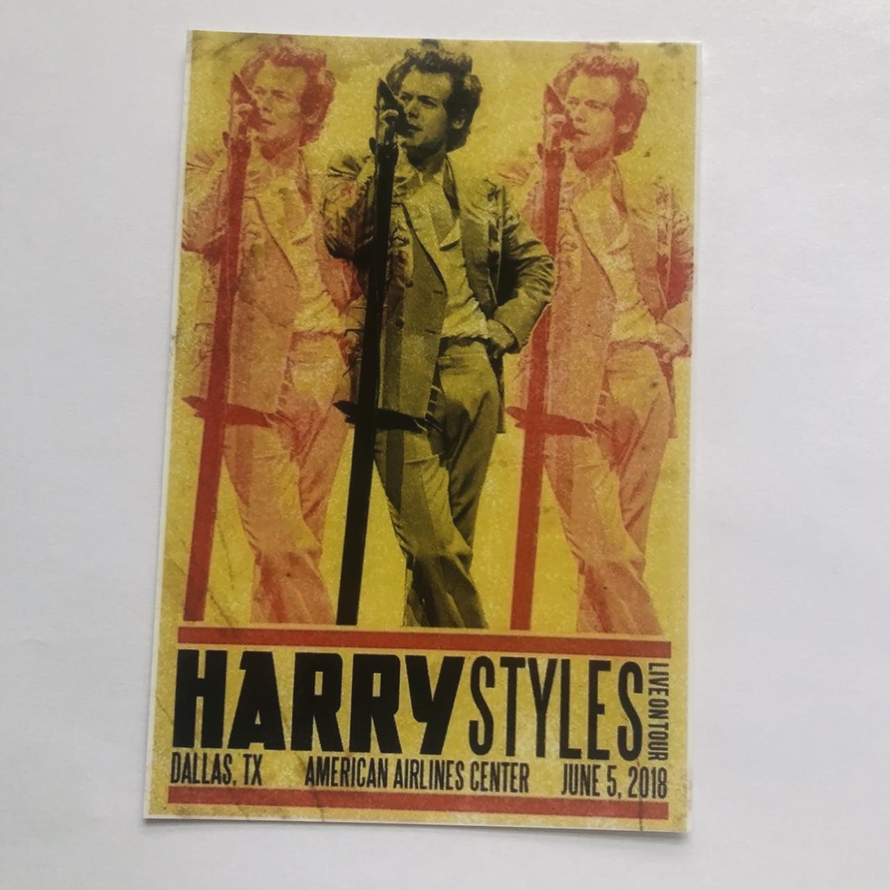 Harry Styles Vintage Tour Poster Wall Art