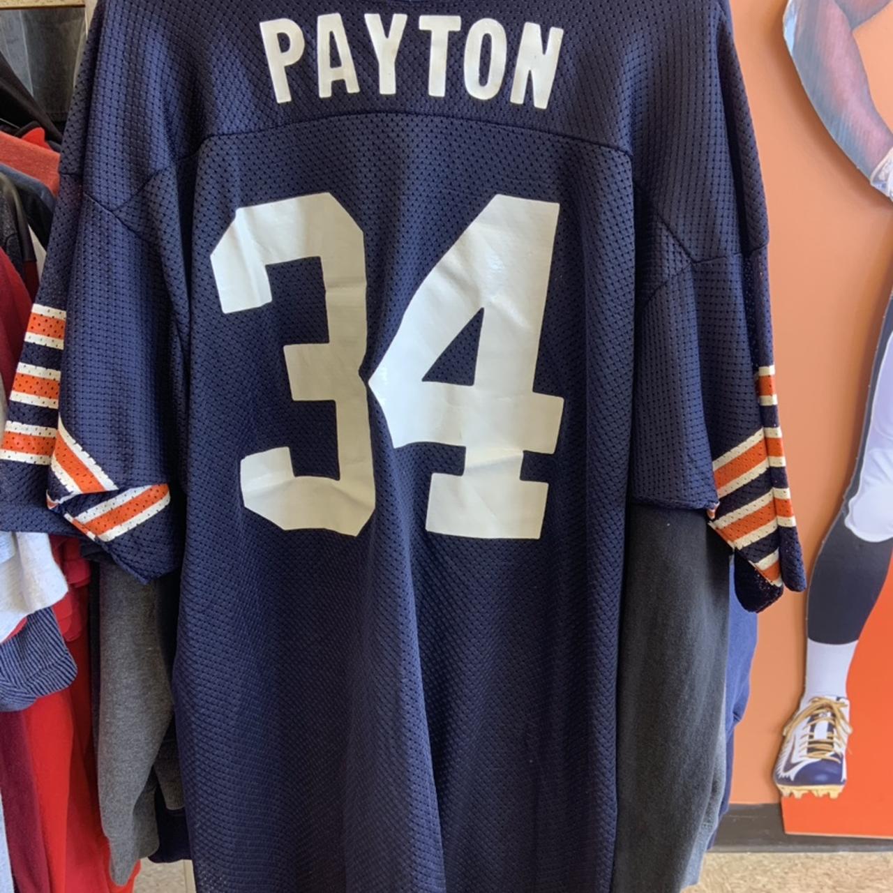 Mitchell & Ness Walter Payton ThrowBack Jersey Size - Depop