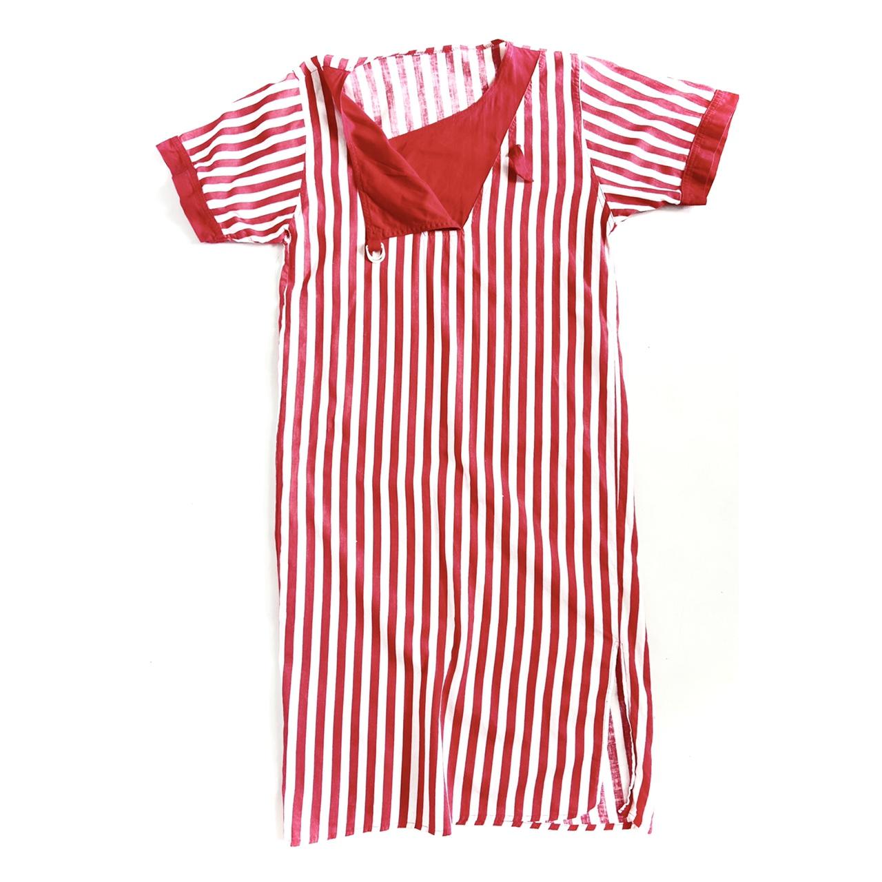 Simple #striped 80s #sundress made of red and white... - Depop