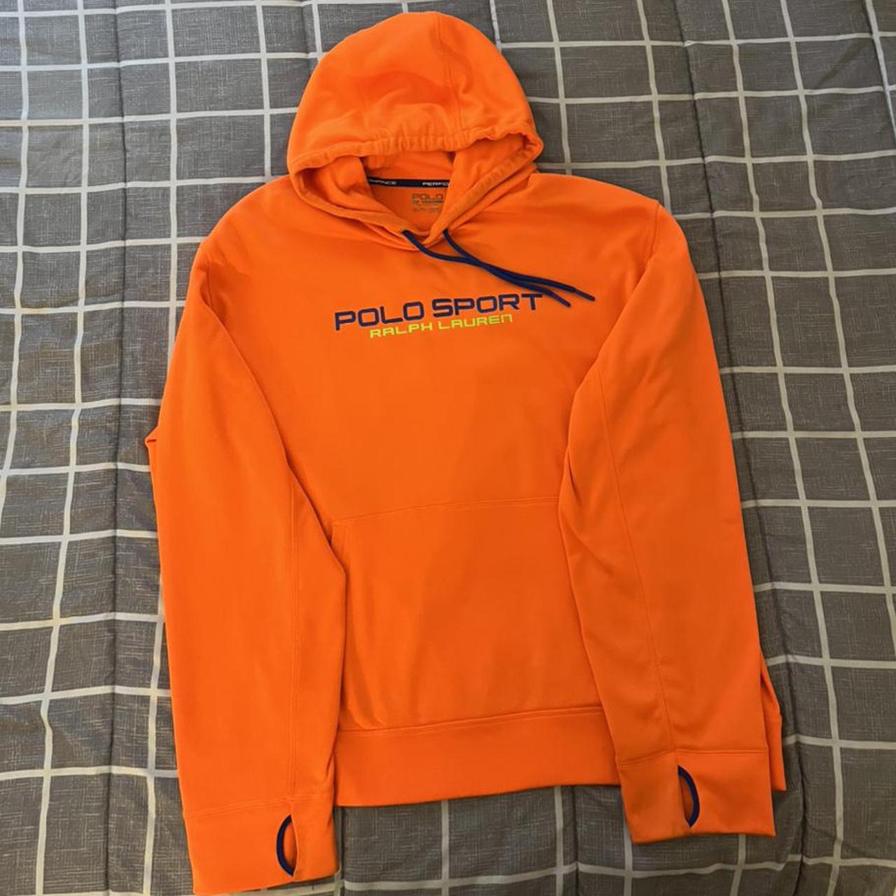 orange polo sport hoodie