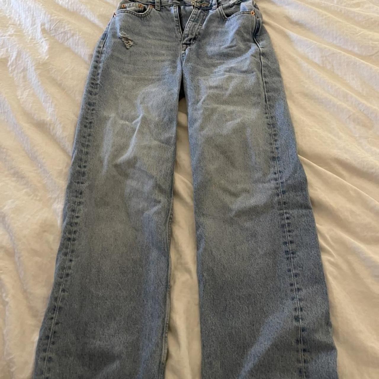Baggy jeans zara size 34 - Depop