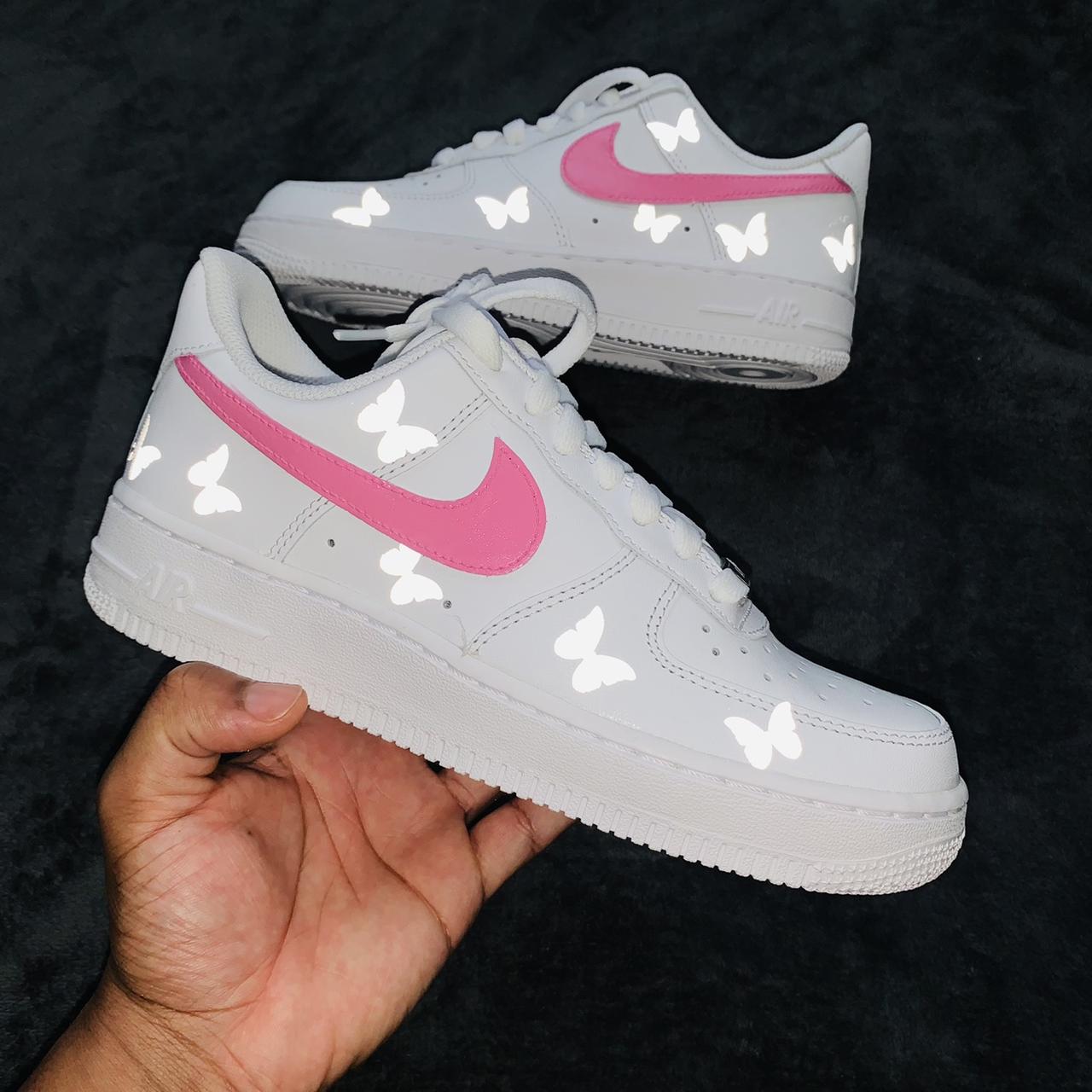 reflective butterfly air force 1