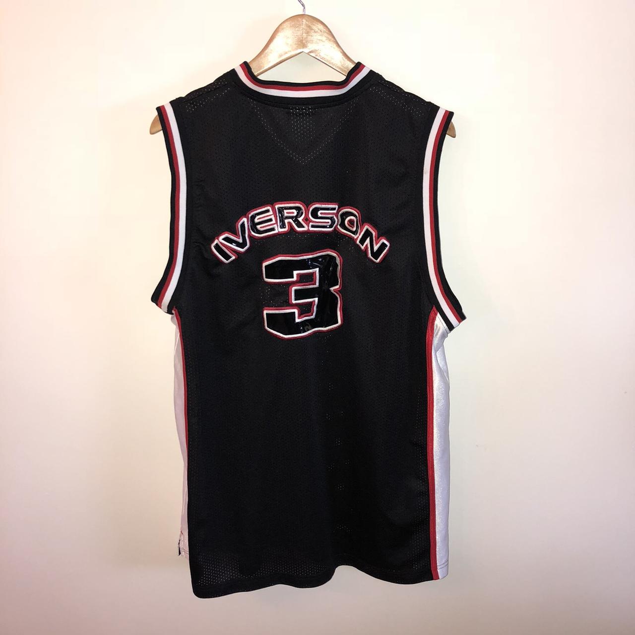 Allen Iverson Brand Reebok Vintage Sleeveless Baseball Jersey Size