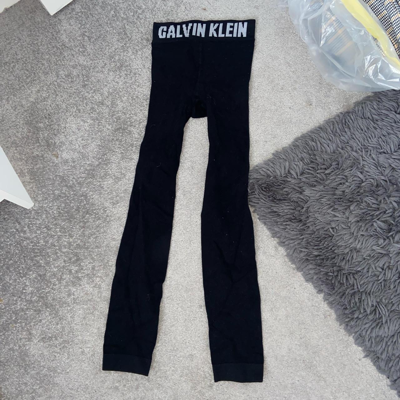 Calvin Klein black leggings Super stretchy and... - Depop