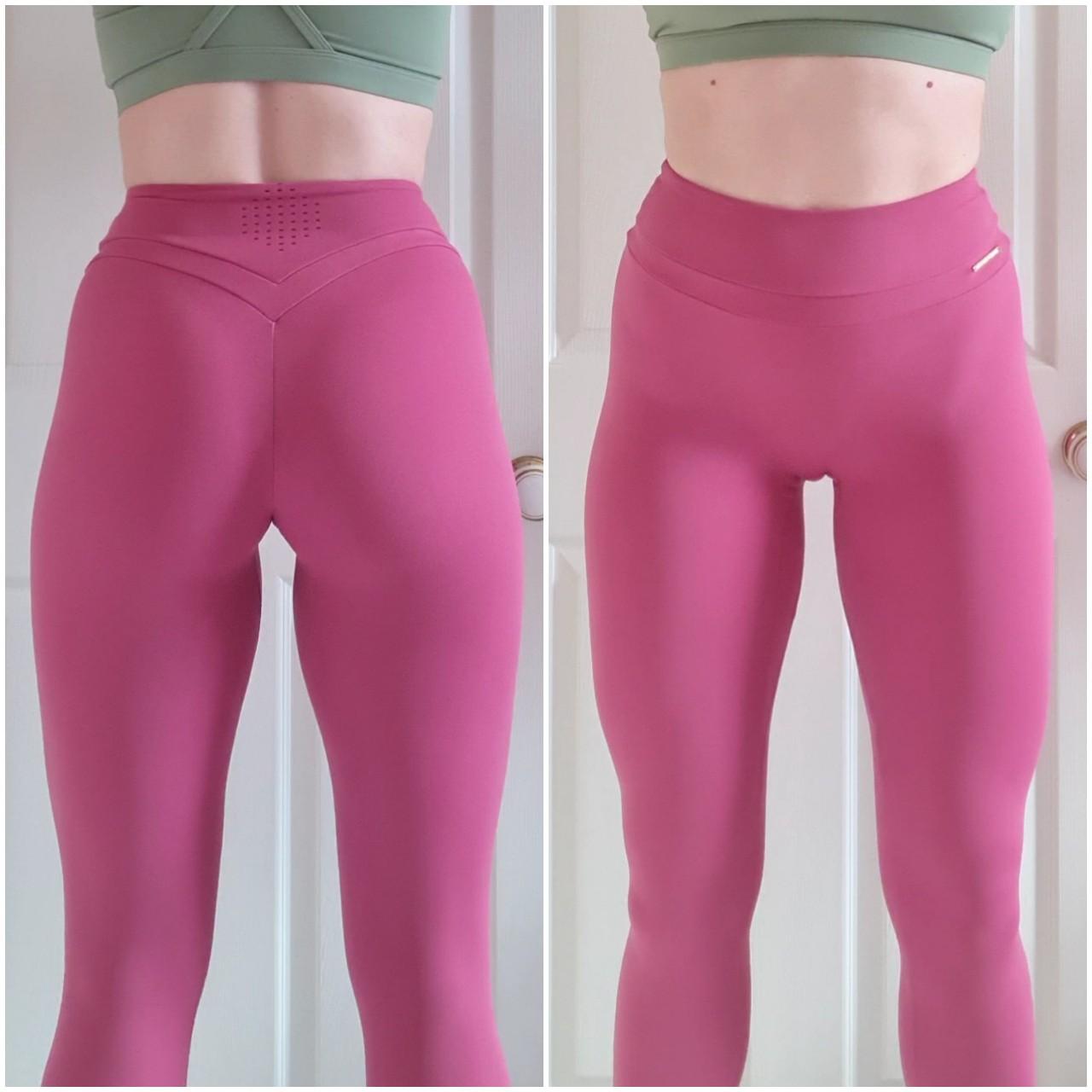 Gymshark Whitney Simmons Collection 2 Ribbed Leggings Cyber Red