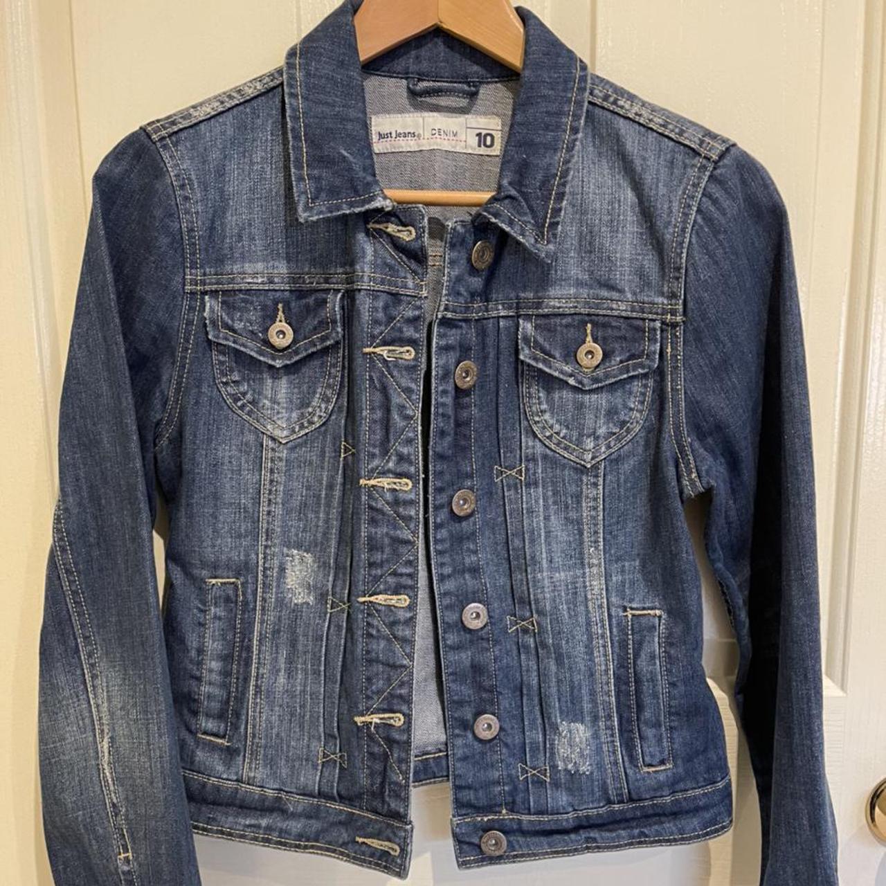 denim jacket just jeans