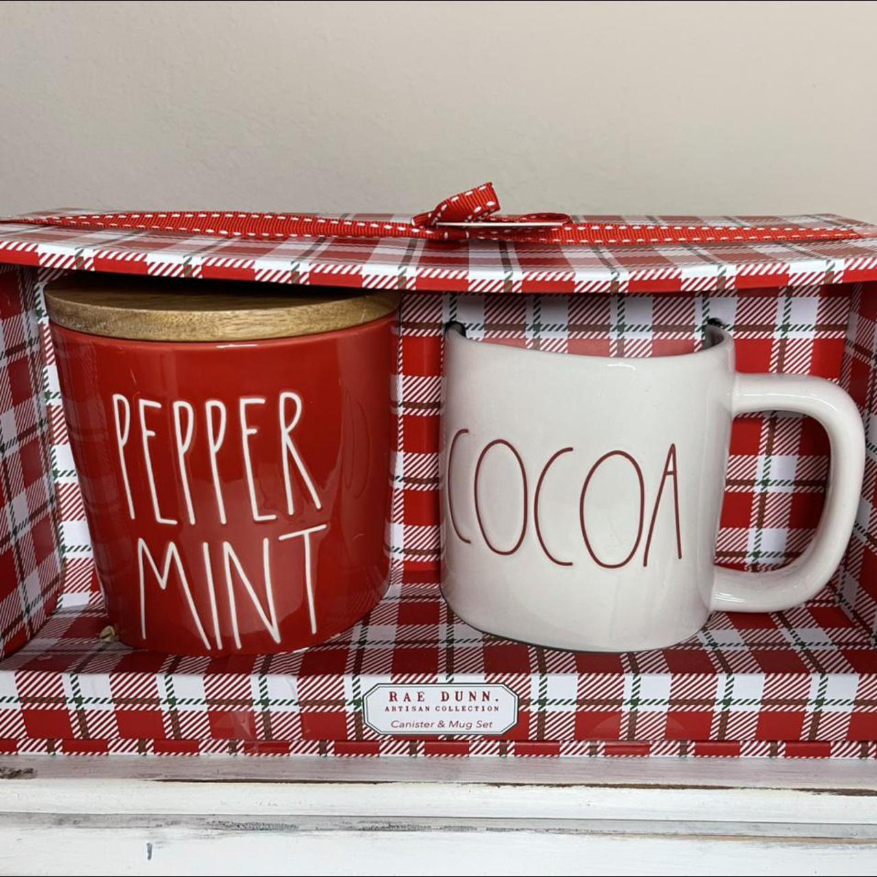 Rae Dunn Peppermint Cellar & Cocoa Mug sale