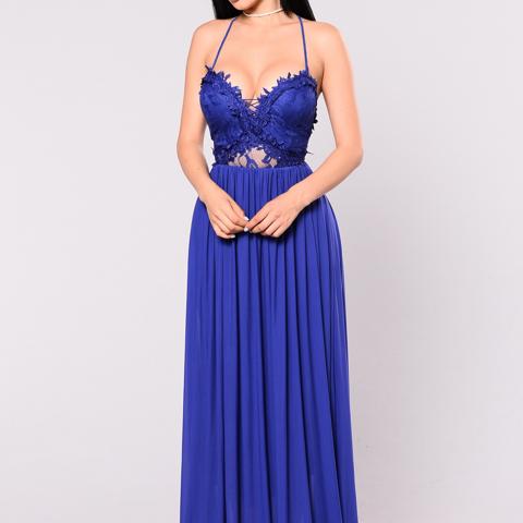 Royal blue shop fashion nova dress