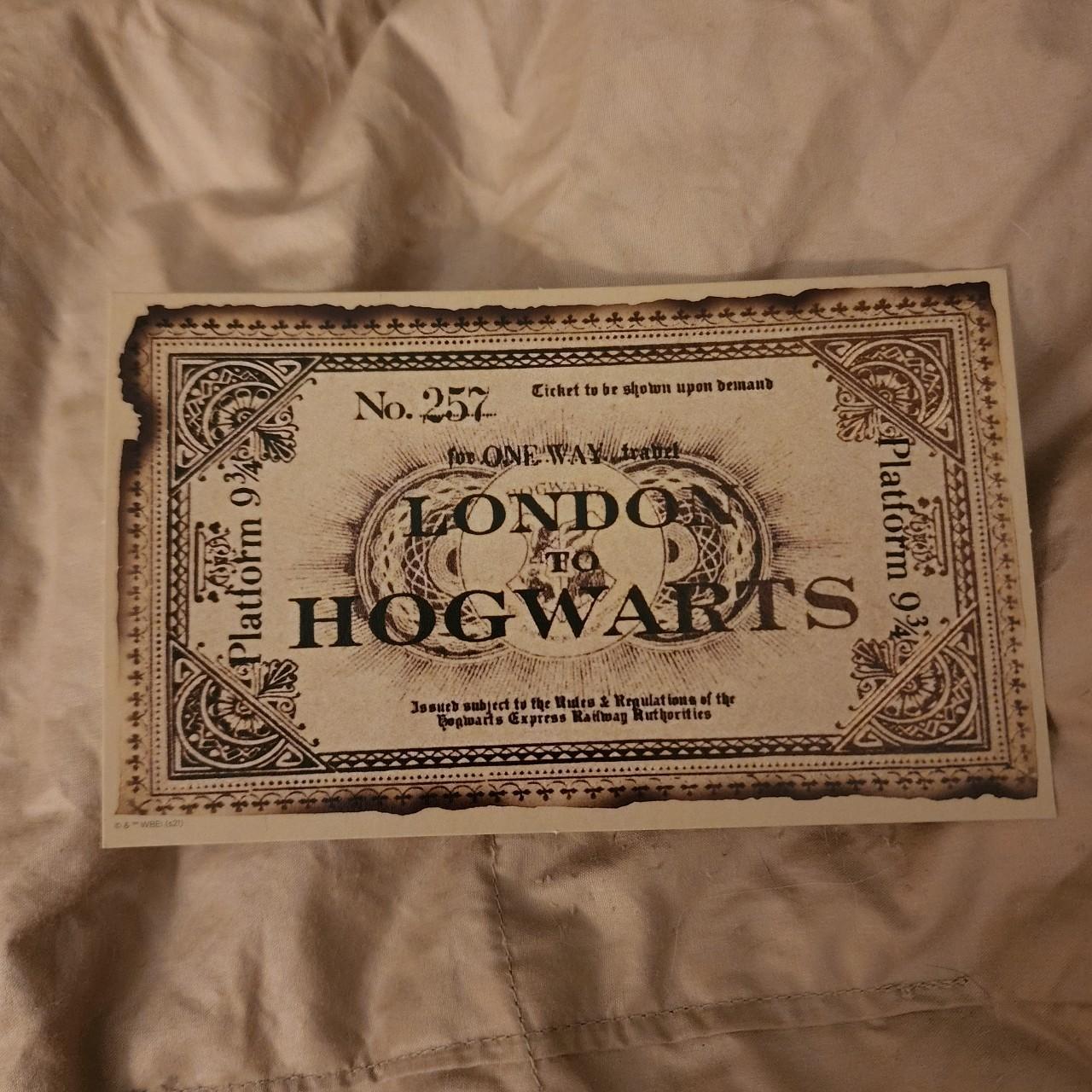 Harry Potter London to Hogwarts Ticket - Depop