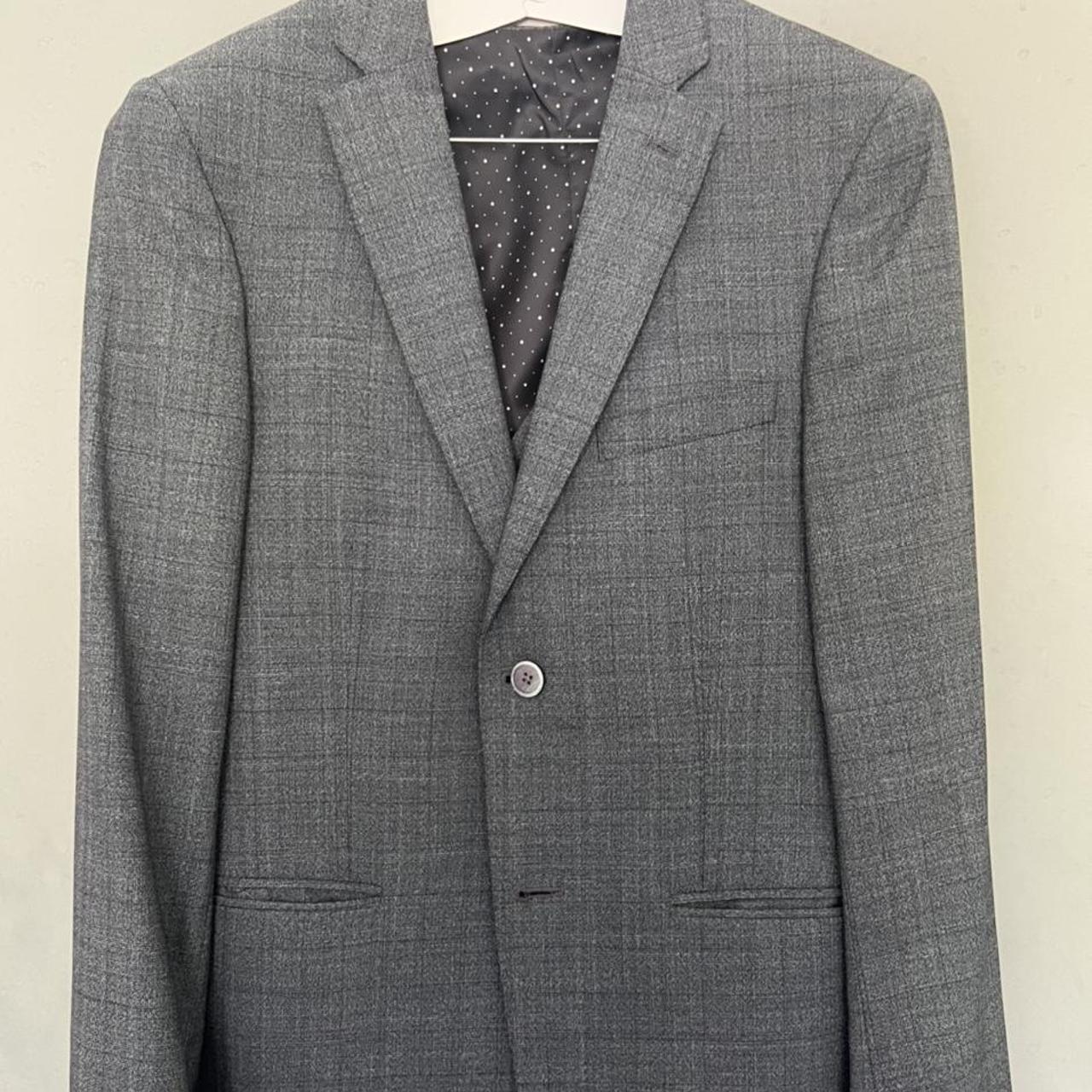 Men's Grey Suit Depop