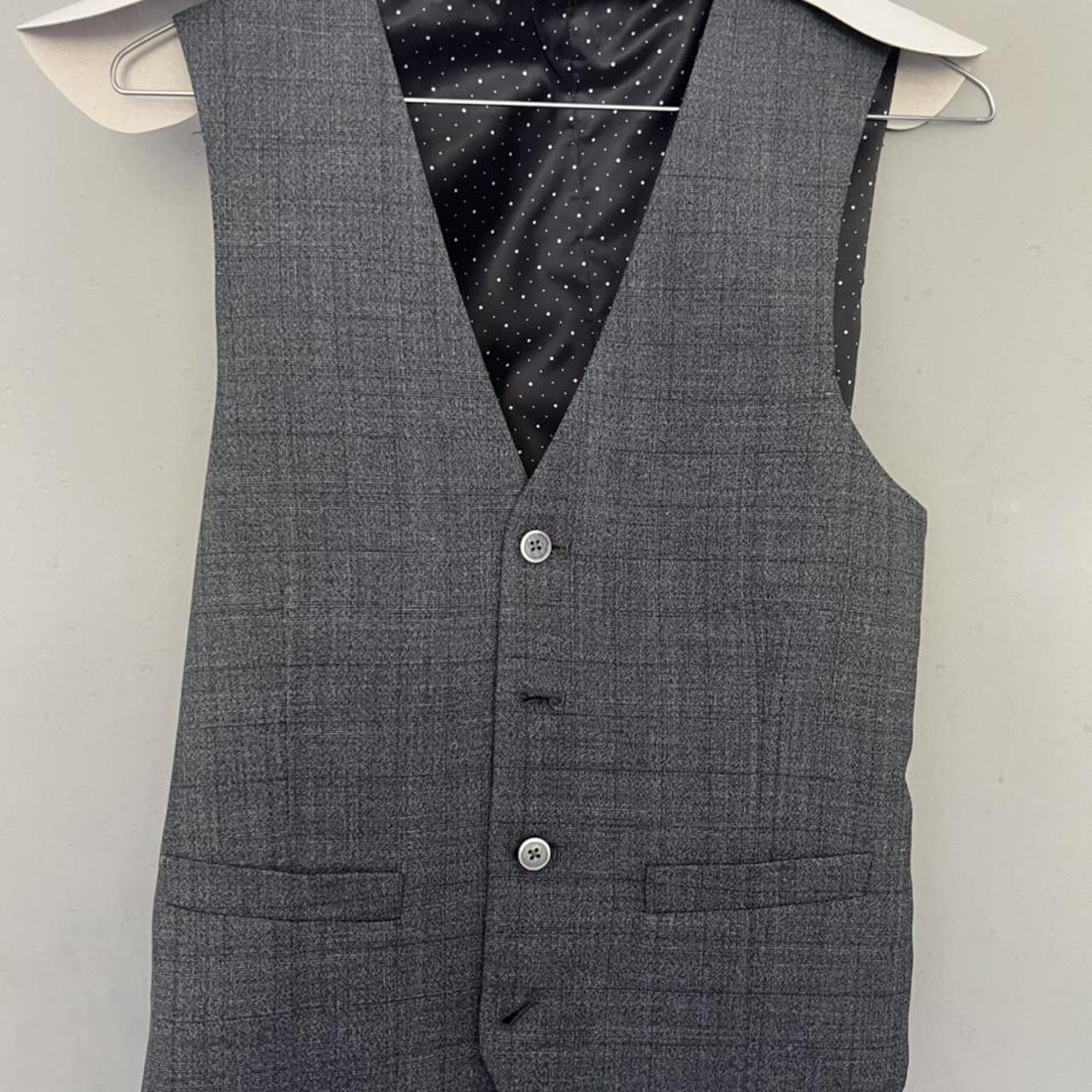 Men's Grey Suit Depop