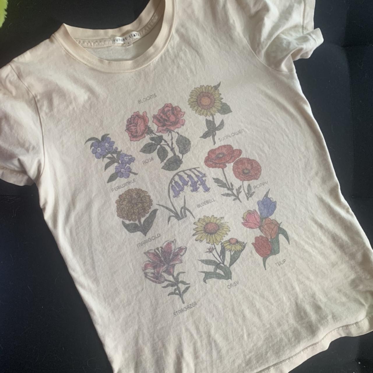 Urban outfitters flowers graphic tee. Really... - Depop