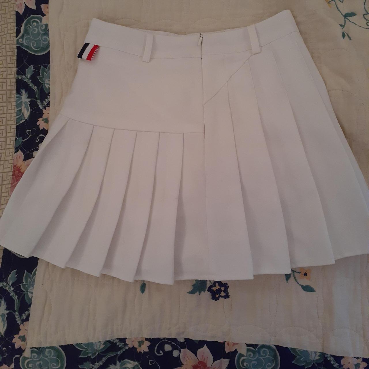 Pleated Skirt Shorts Underneath