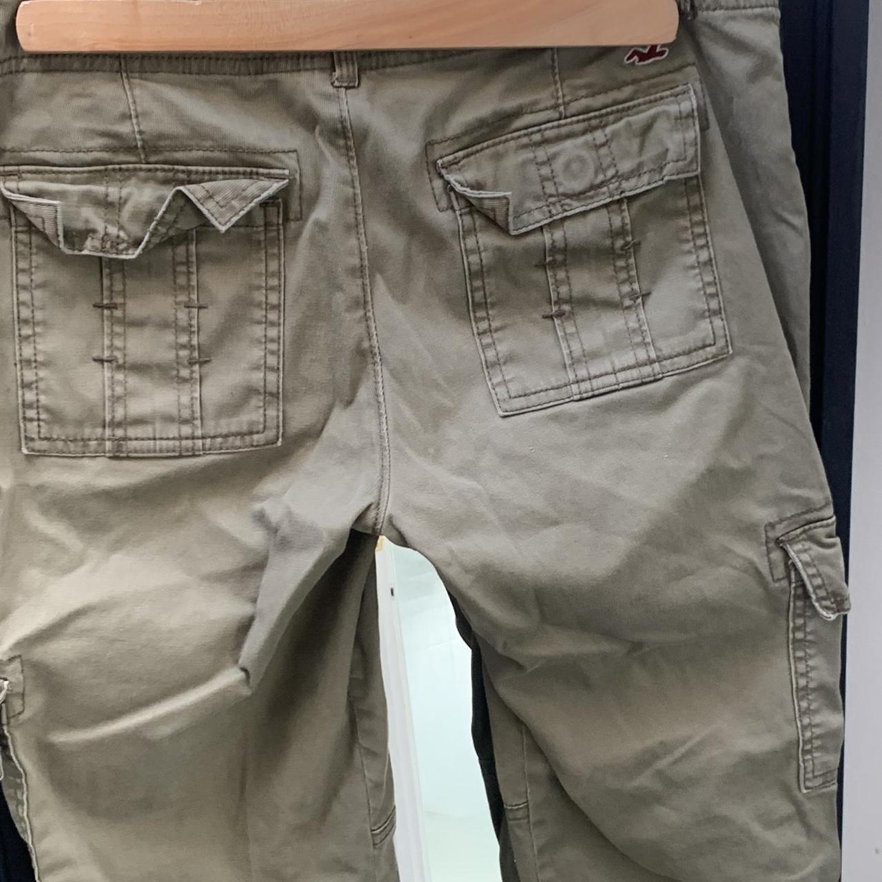 Low rise cargos Hollister Y2k Message if you have... - Depop