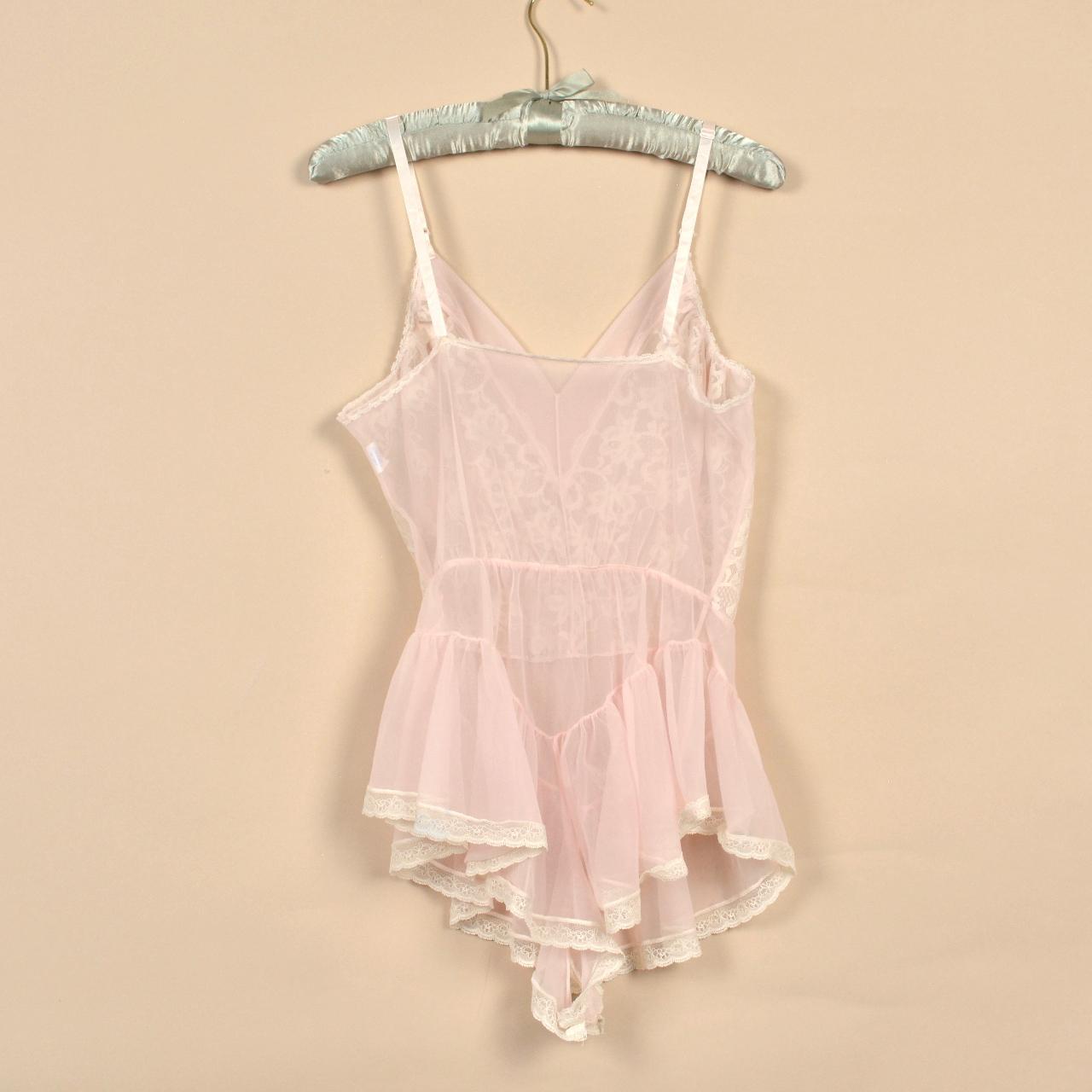 JCPenney Women's Pink Bodysuit Depop