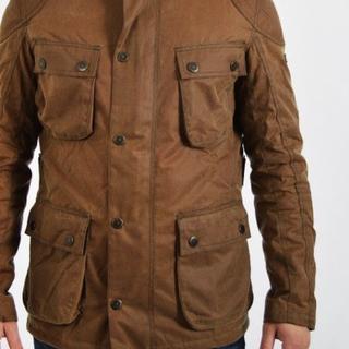 barbour crank wax jacket tan