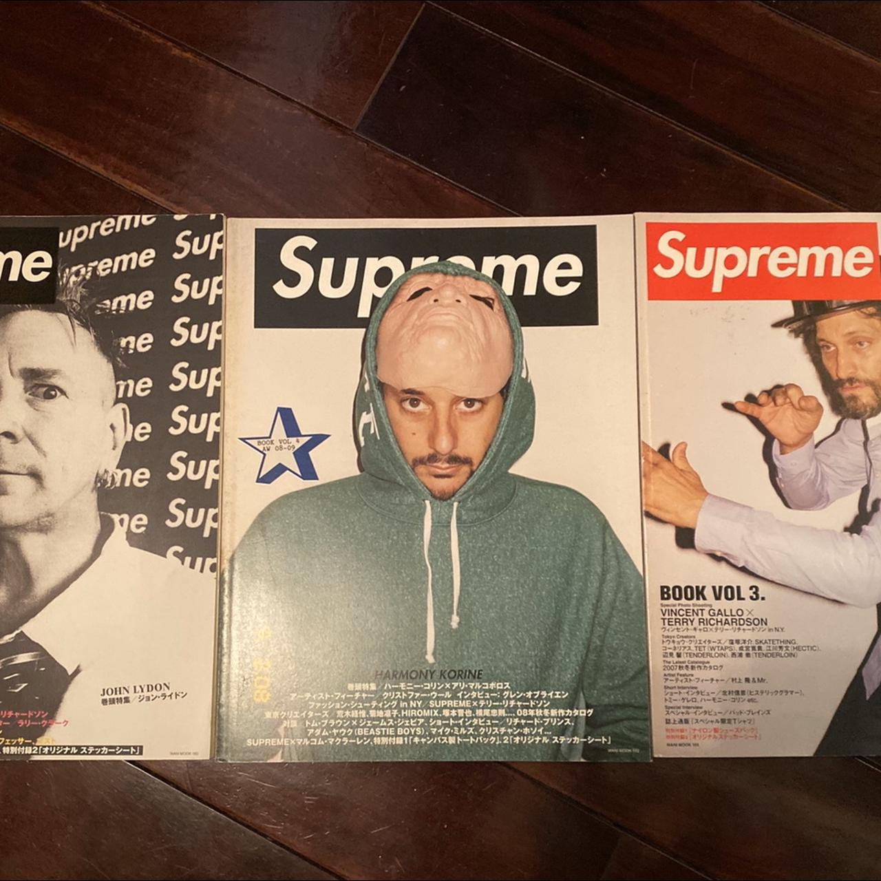 Supreme Book Vol. 3, 4, 6, all sticker...