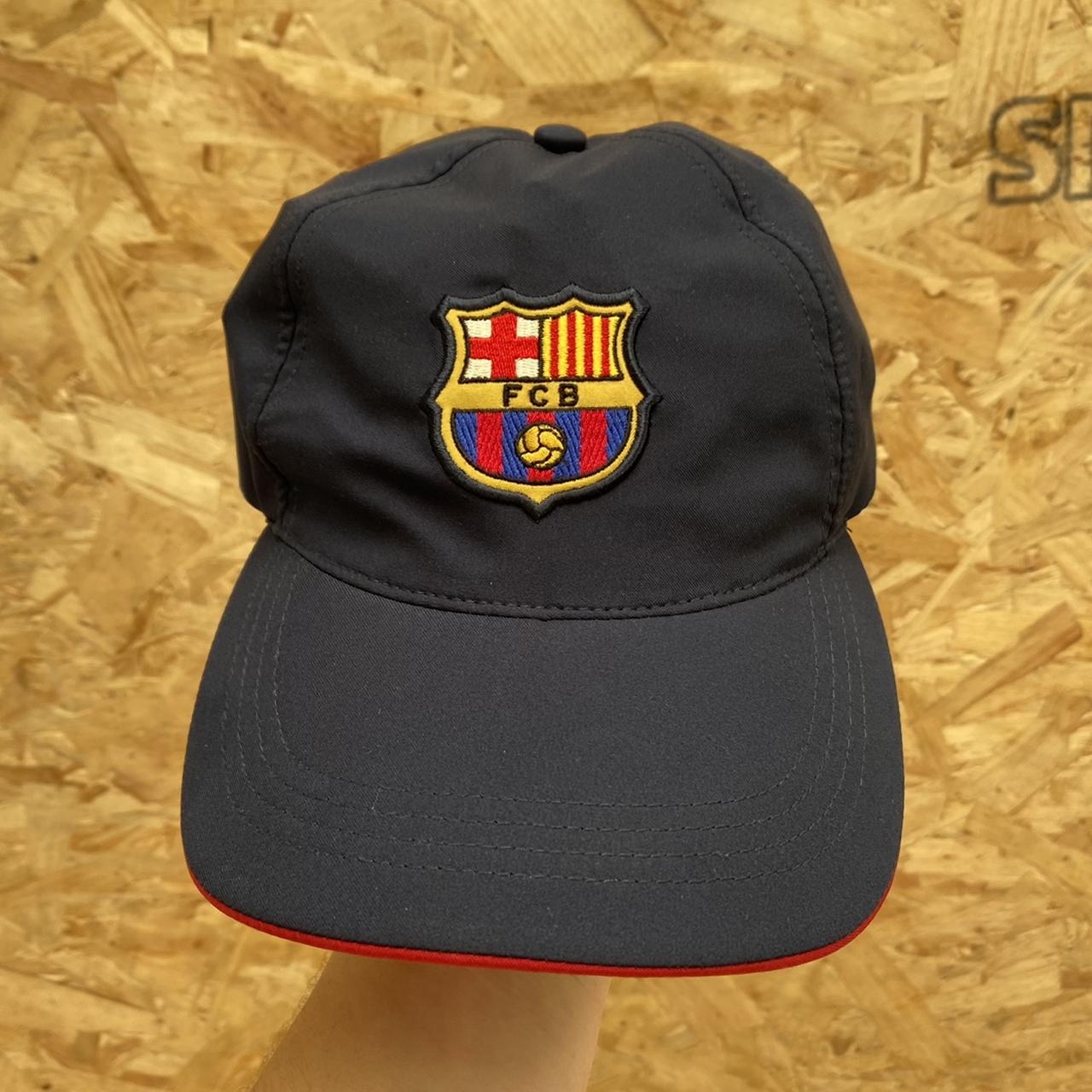 Fc Barcelona cap Adjustable strap. Vintage Nike... - Depop