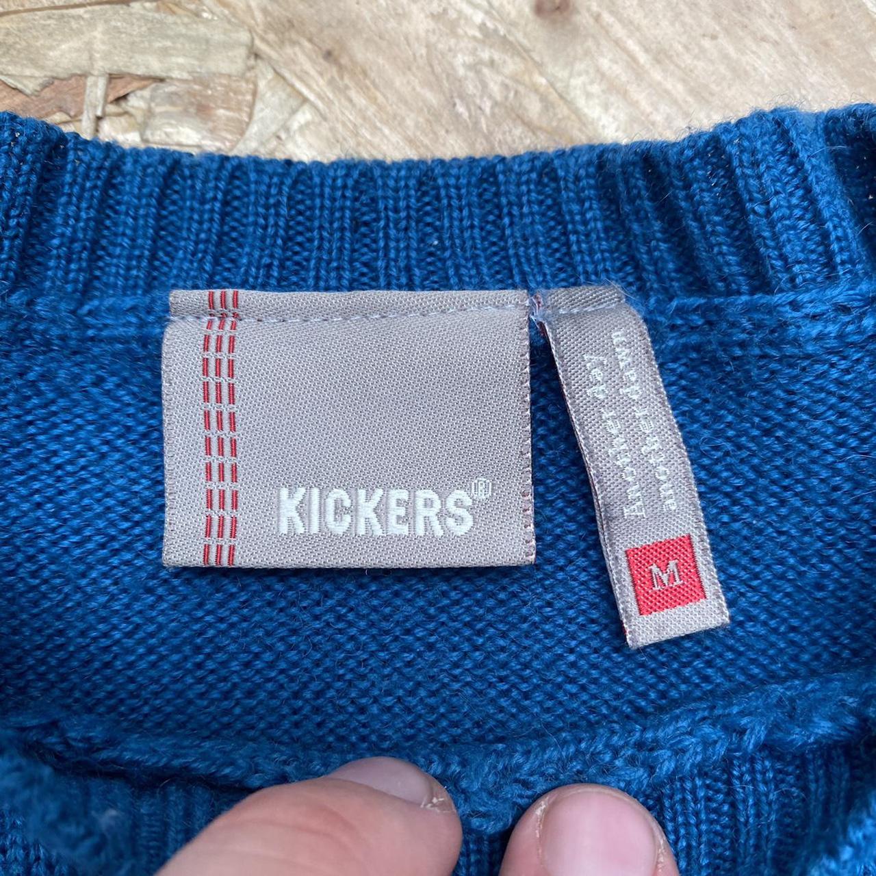 Vintage kickers knit jumper Y2K Size - medium... - Depop