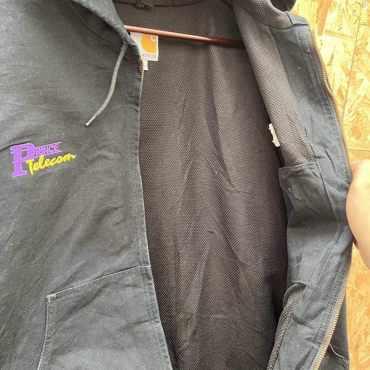 Carhartt hooded active jacket Essential black,... - Depop