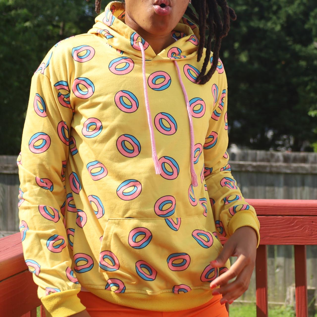 Yellow and 2024 pink hoodie