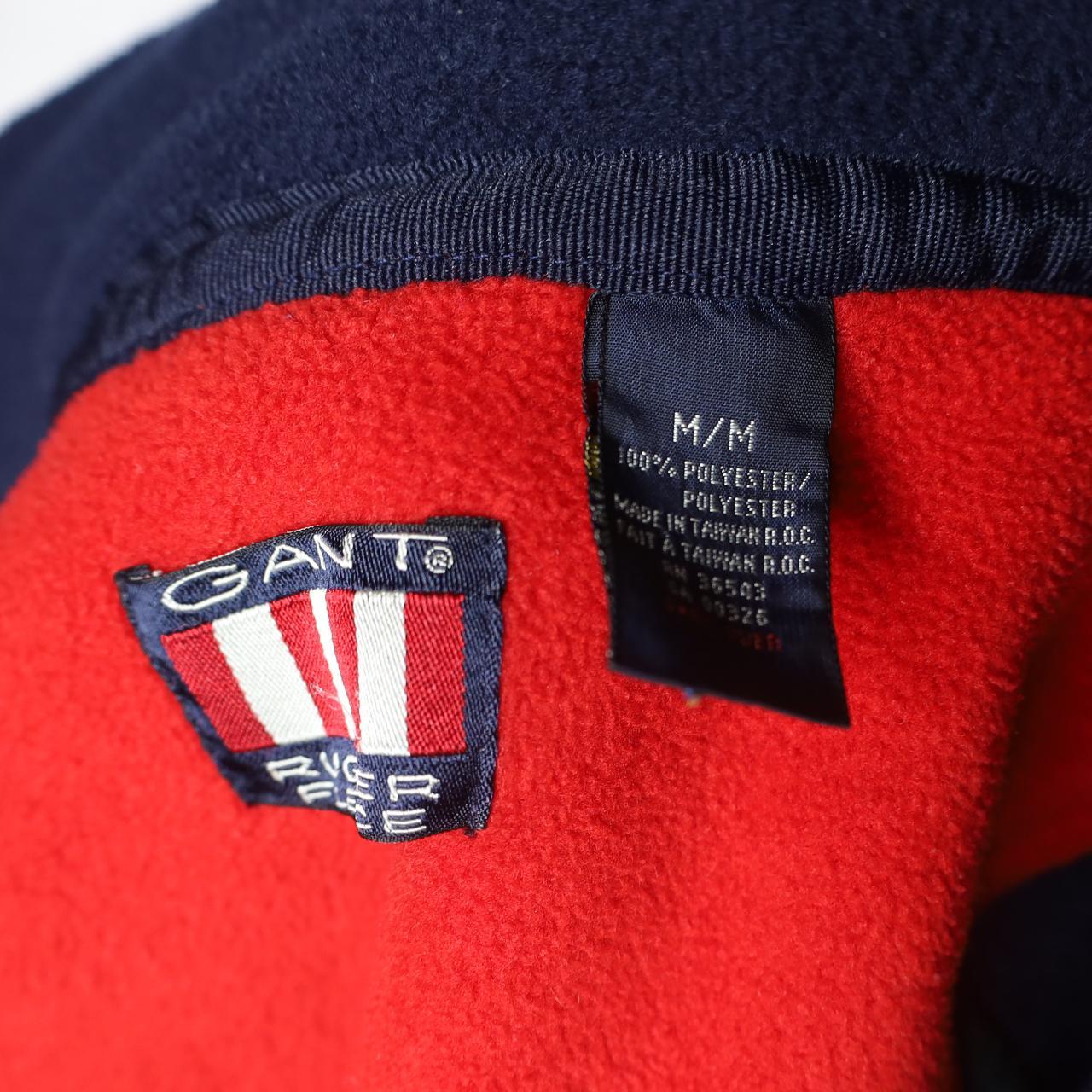 GANT USA vintage gant fleece halfzip pullover green... Depop