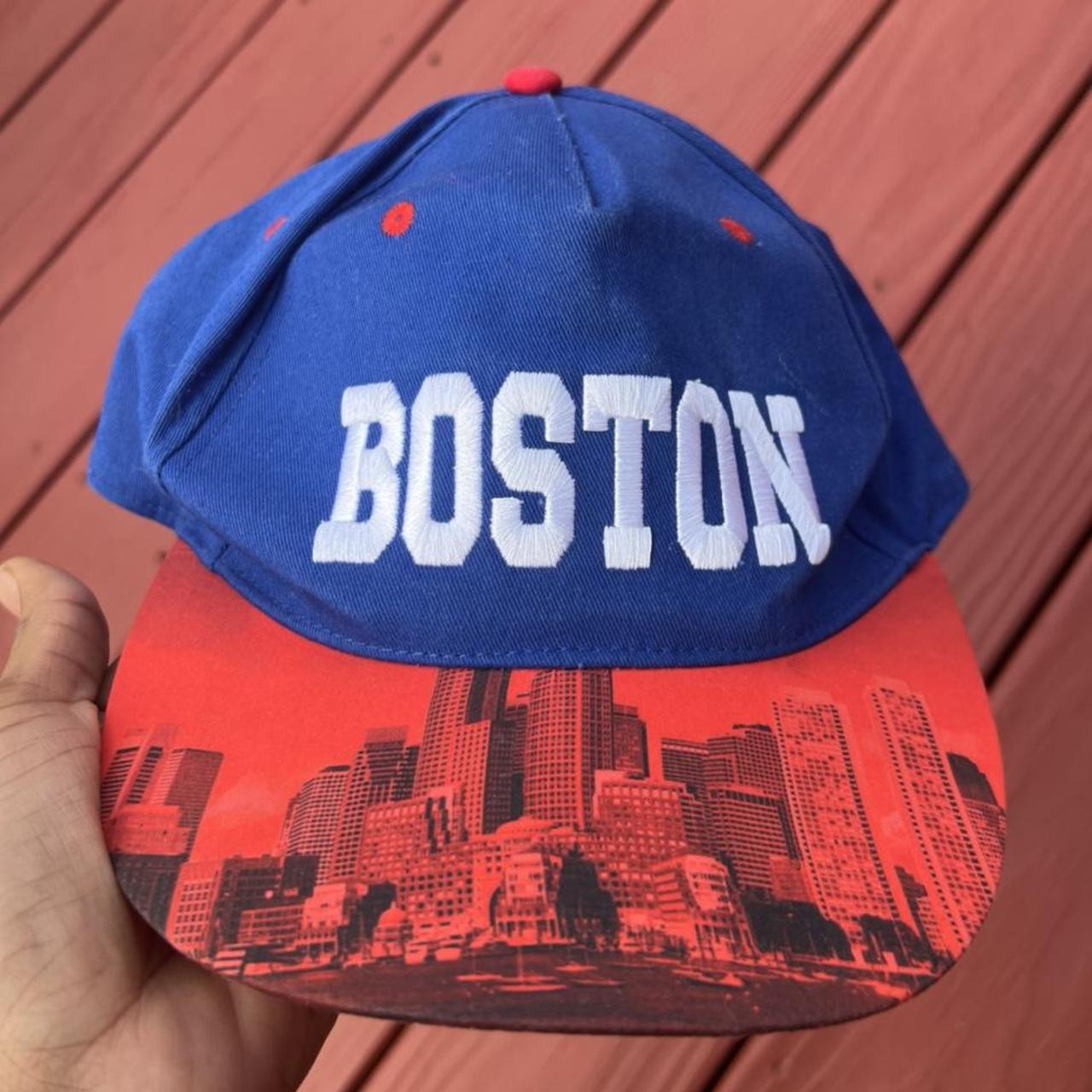 Boston embroidered Cap City line on the brim Free... - Depop
