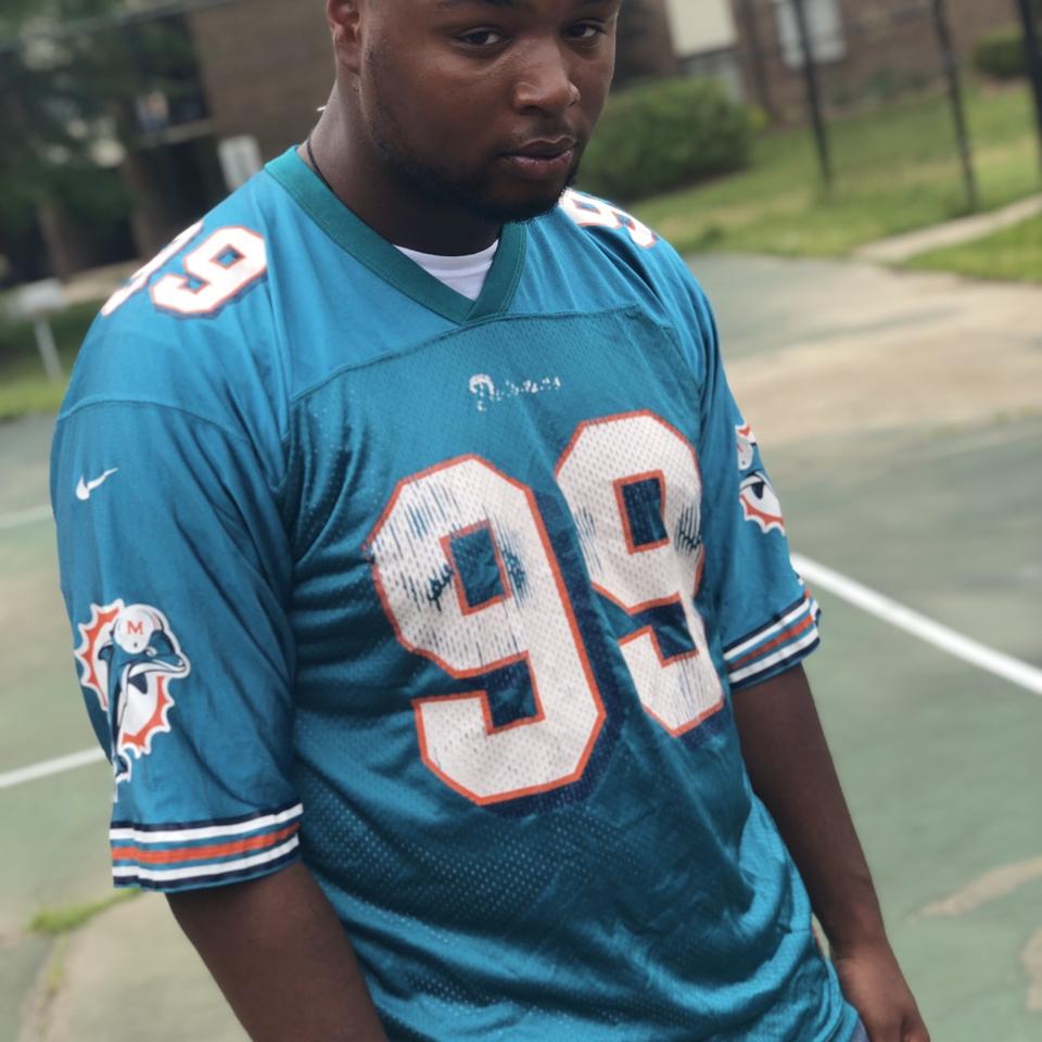 Vintage NFL jersey. Reebok Miami Dolphins, Abdul - Depop