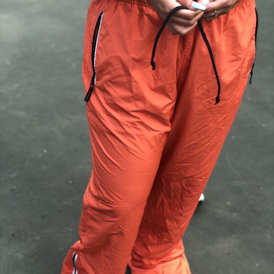 Louis Vuitton swishy track pants cut/sewn from real - Depop