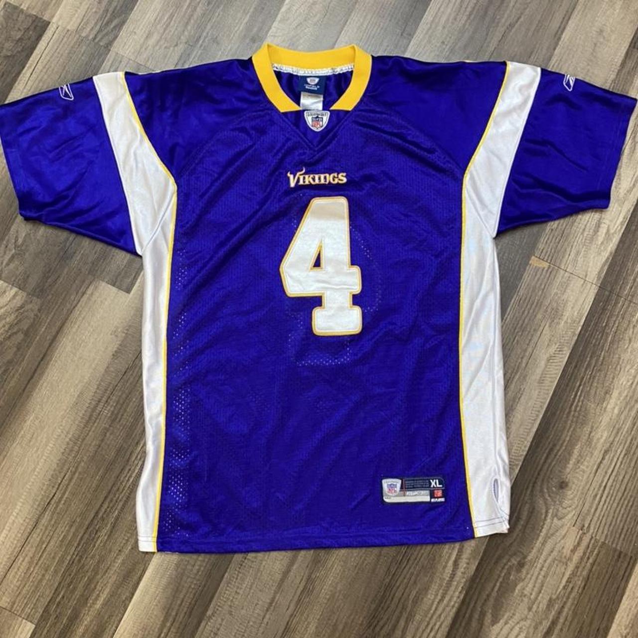 Throwback Minnesota Vikings Brett Favre stitched - Depop