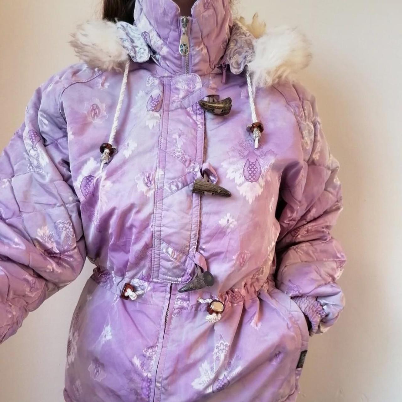 lilac ski jacket