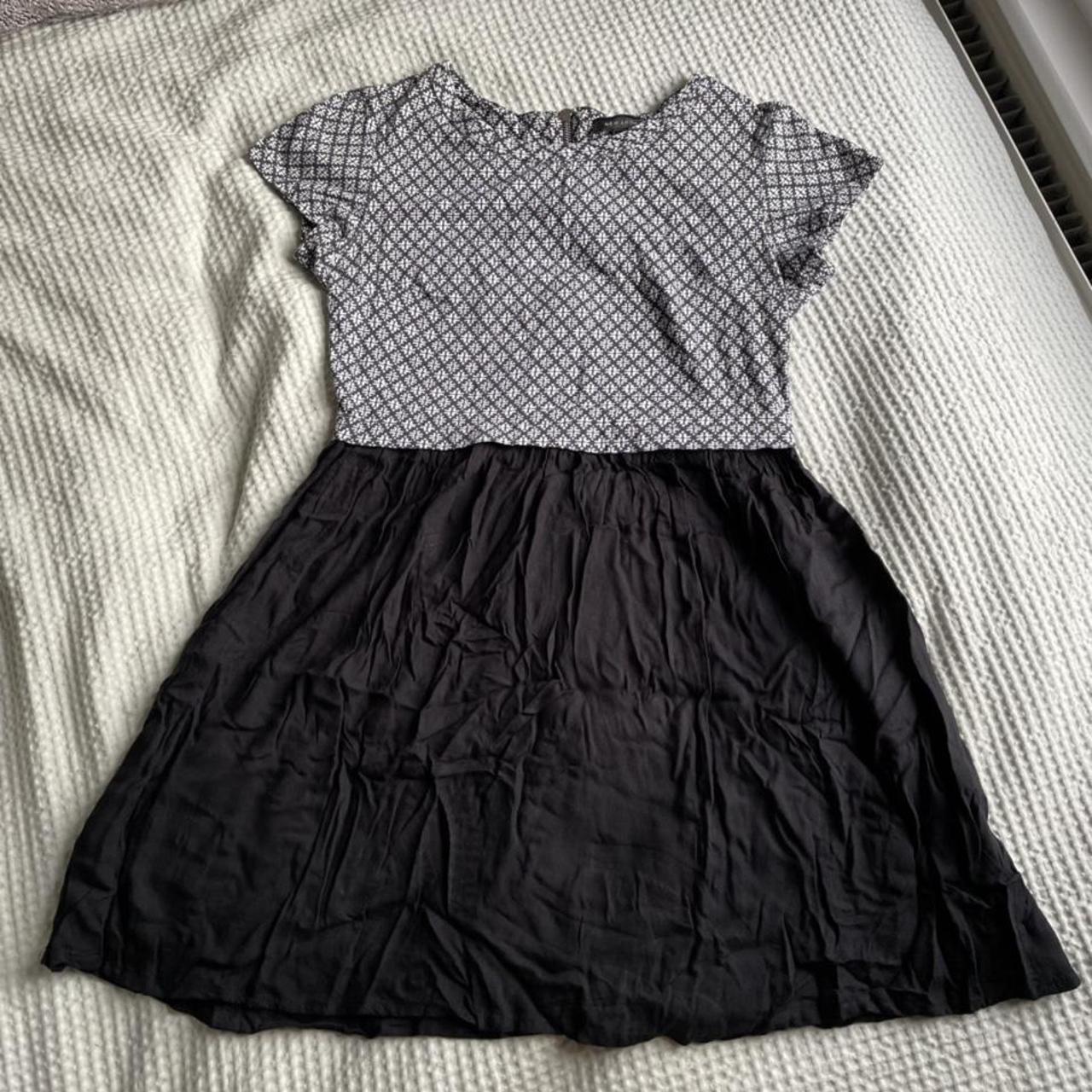 Dress from New look, cotton t-shirt top with patters... - Depop