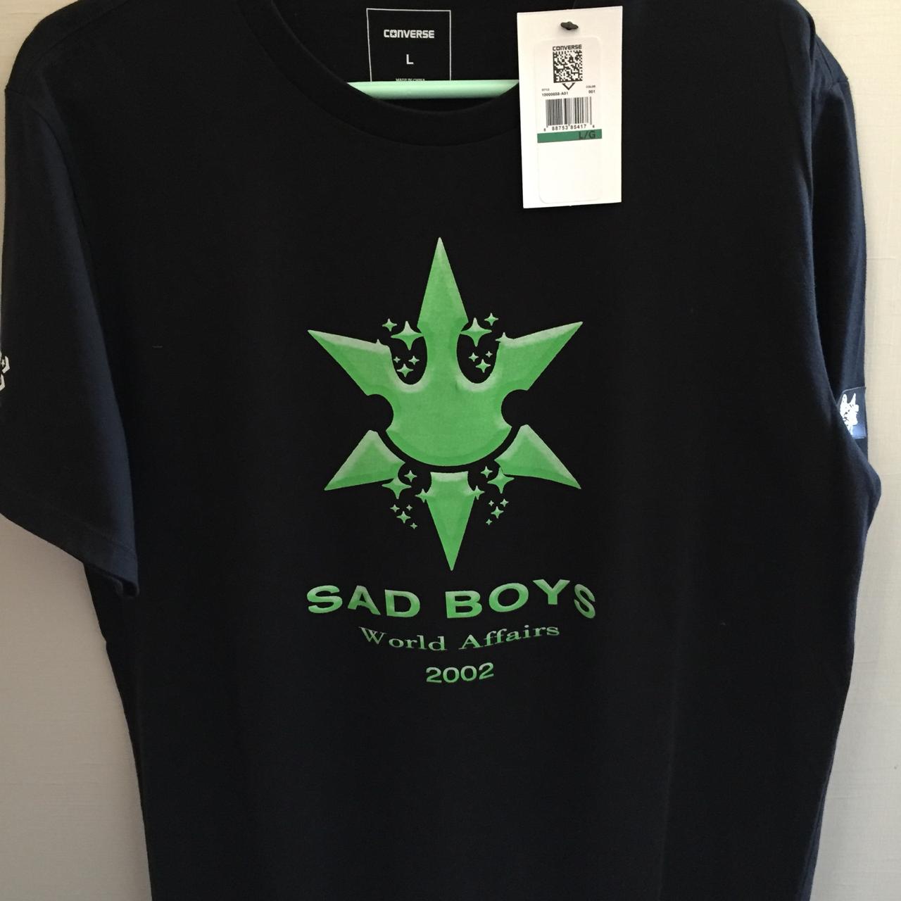 legeplads Har råd til i tilfælde af Sad Boys Gear x Converse Toxic t shirt Exclusively... - Depop