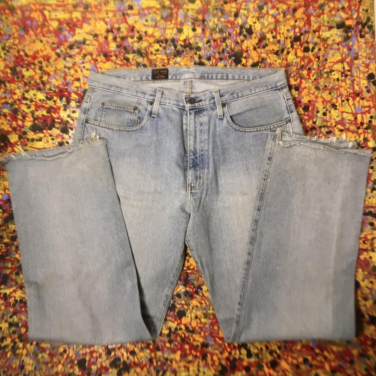 Vtg 90s polo jeans size 38x31 100 cotton made in... Depop