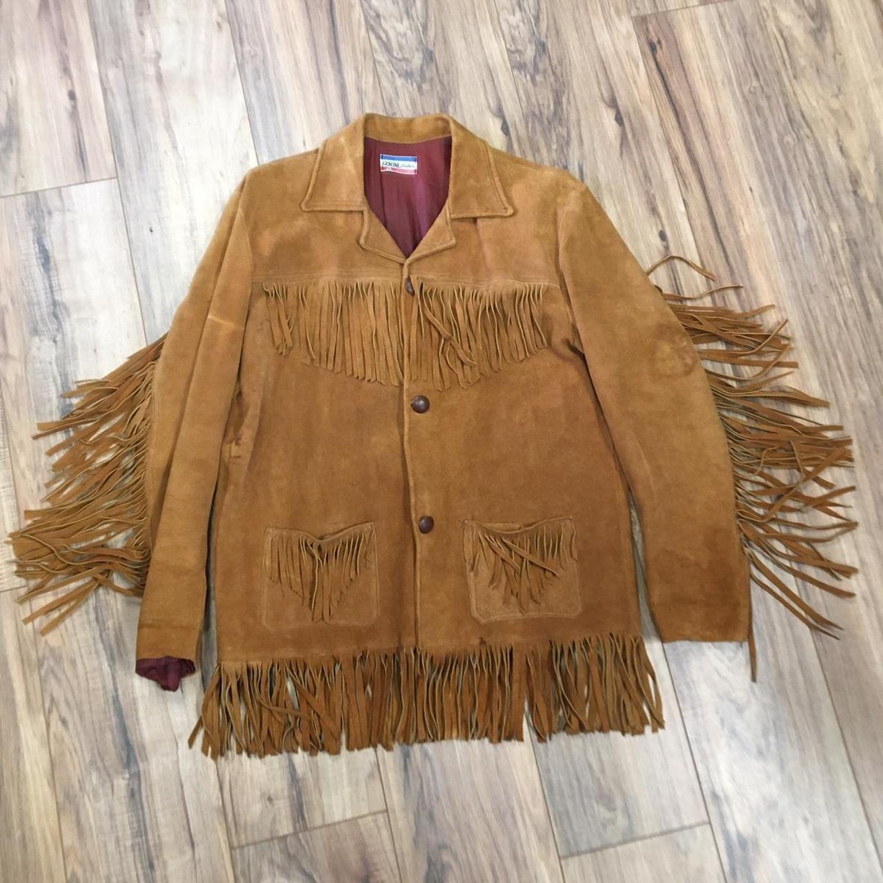 80s fringe jacket