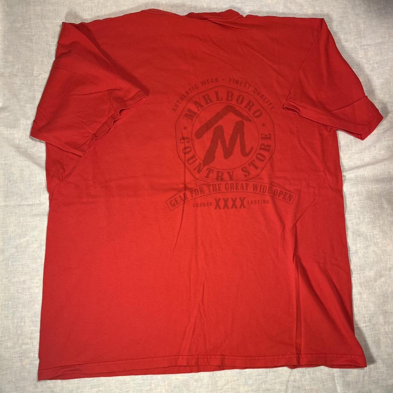 Marlboro Men's Red T-shirt | Depop