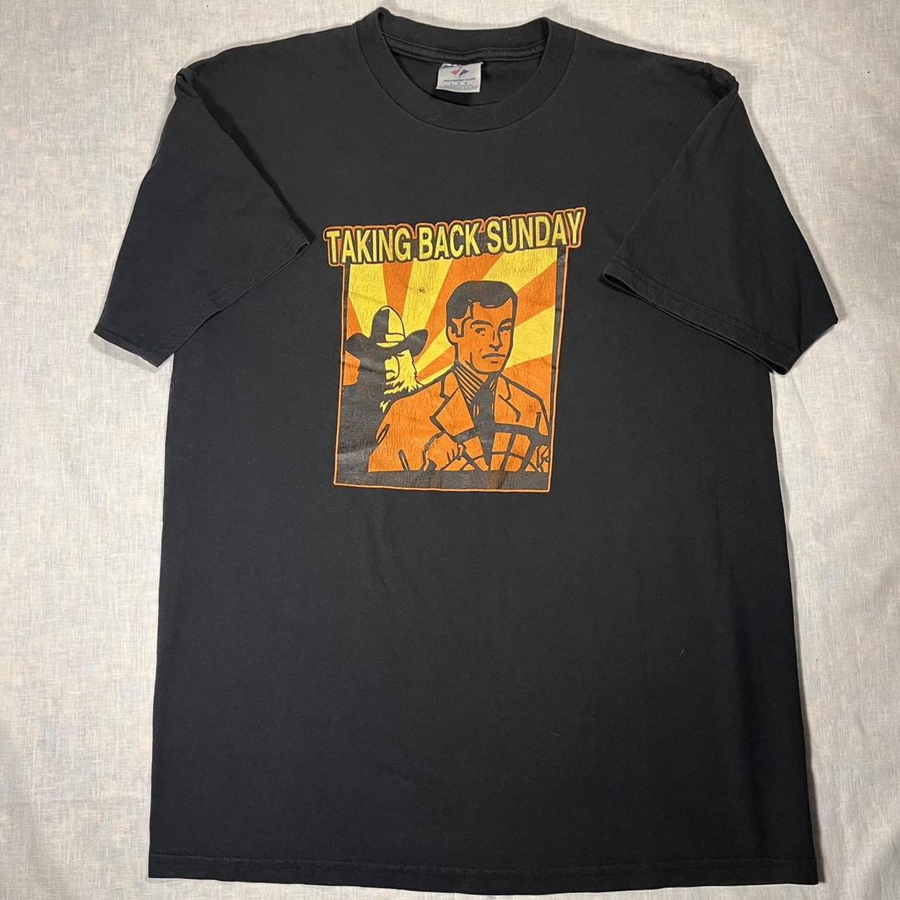 Vintage 2000s taking back Sunday band t shirt tagged | Depop