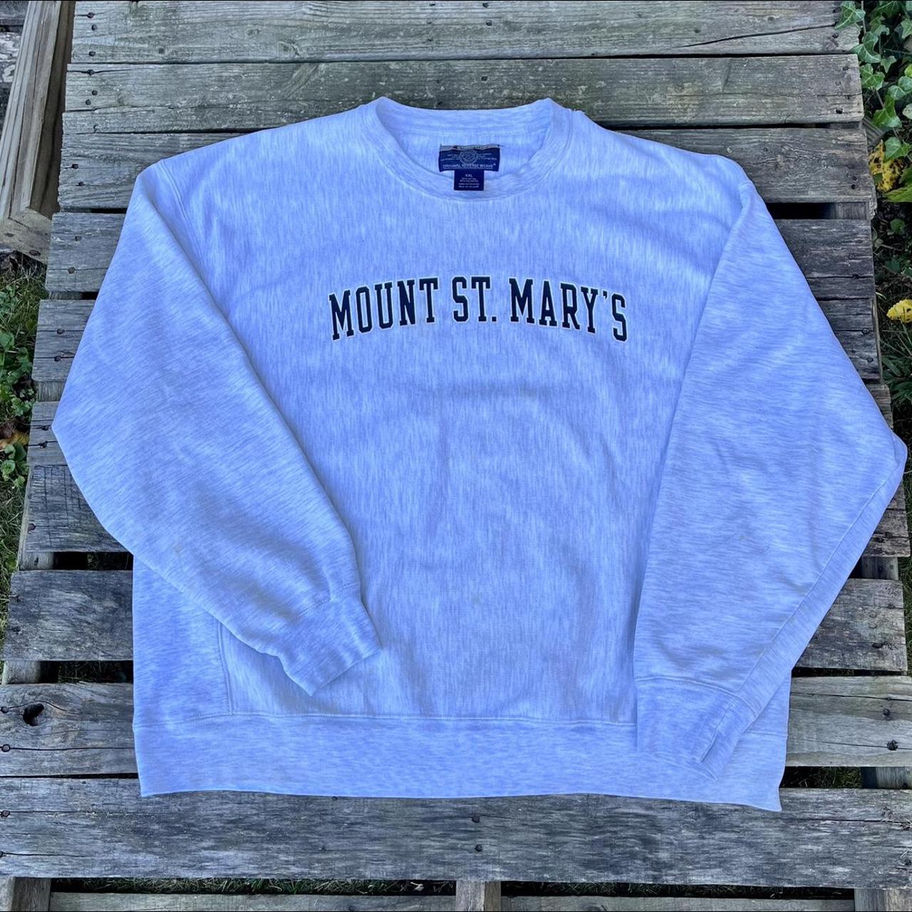 Vintage champion reverse weave Mount St. Mary’s... - Depop
