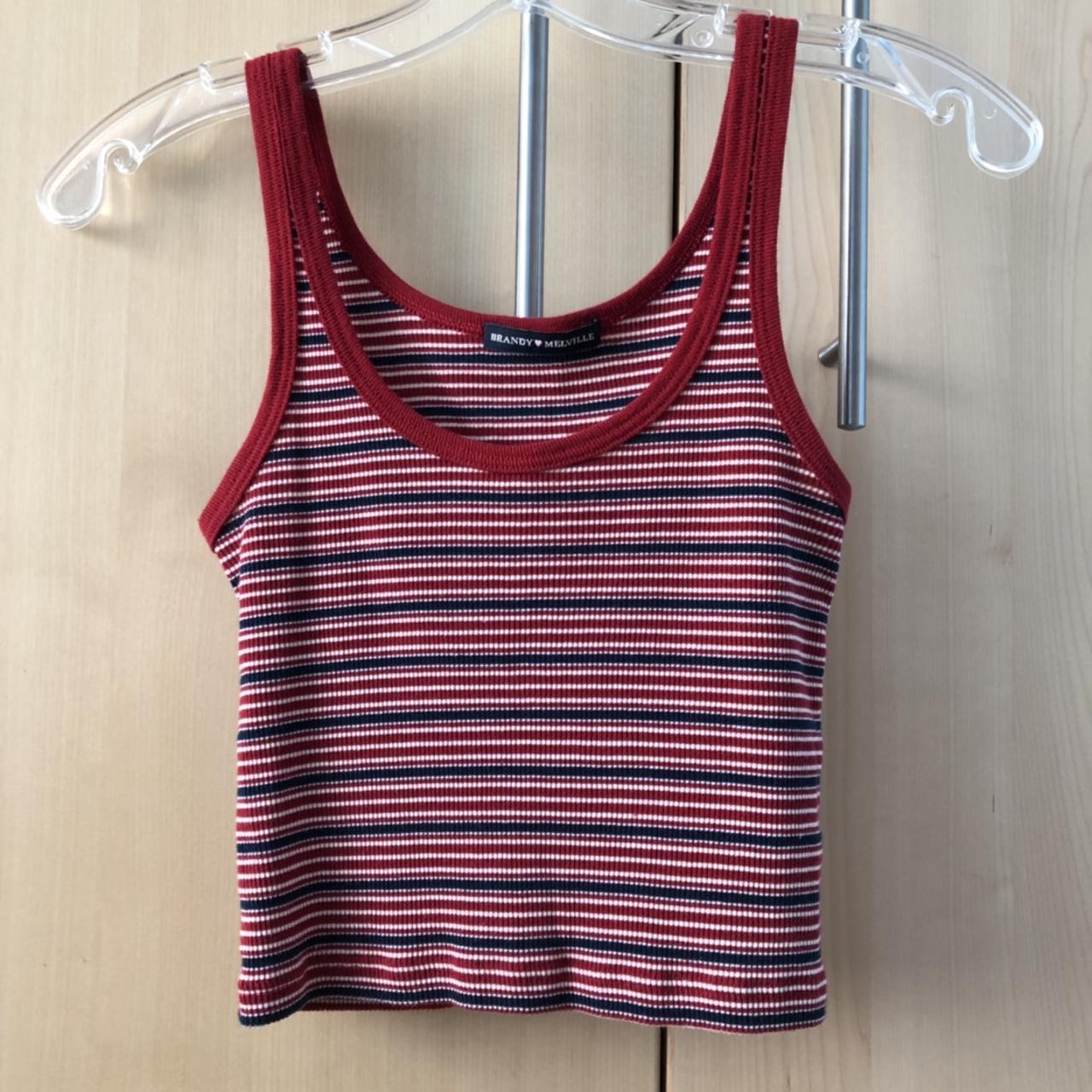 Brandy Melville striped tank - Depop