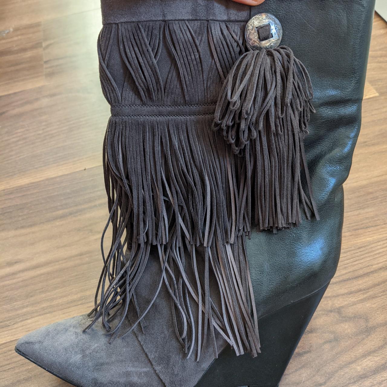 Isabel marant clearance boots fringe