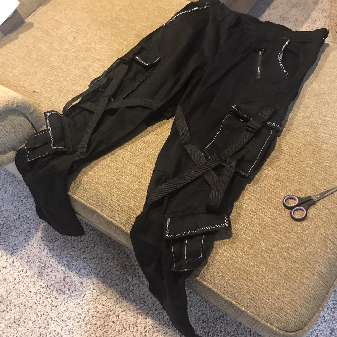 custom made cargo pants w/ 8 pockets. FOLLOW ME CUS... Depop